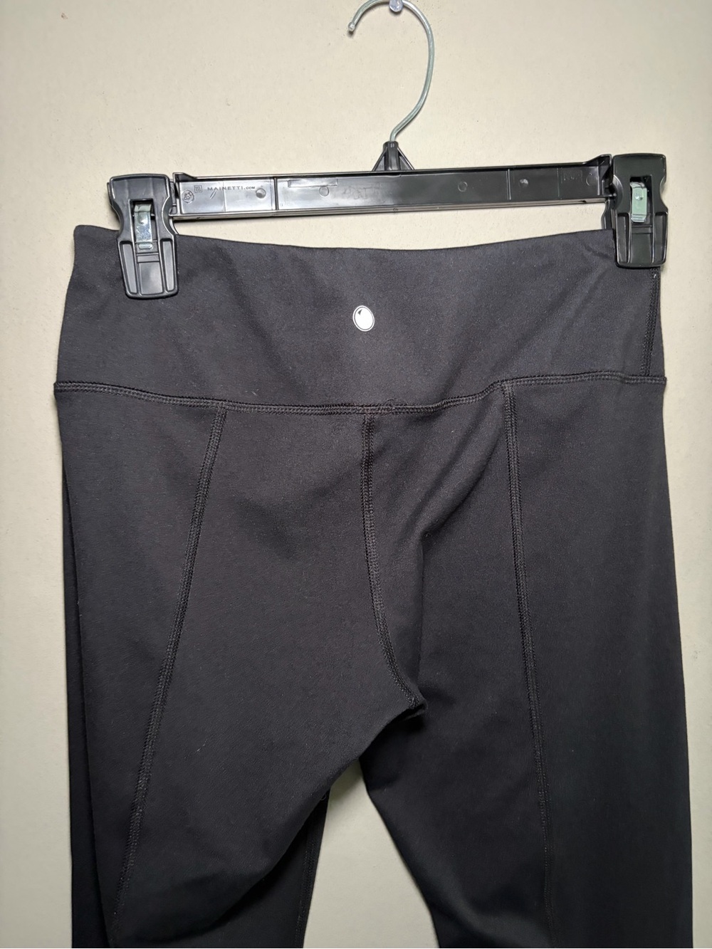 Yogalicious Black High Waist Cropped Lattice Cutout Leggings Workout Pants Y2K - Picture 8 of 14